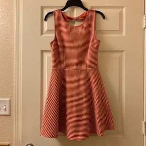 Gianni Bini Coral Striped Dress